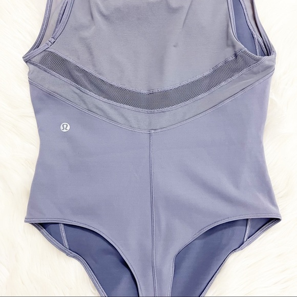 Lululemon Athletica Seek the Heat Purple Bodysuit - Picture 2 of 3